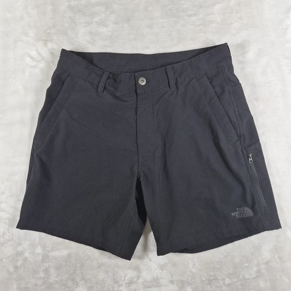 The North Face Rolling Sun Shorts Men's 32 Black Packable Outdoors NF0A3T2Q